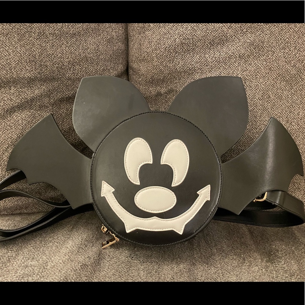 Backstitch Bruja Mini Bat Backpack/Crossbody